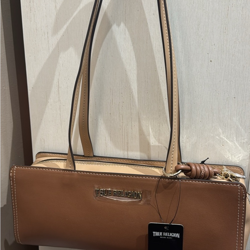 True Religion Brown Shoulder Bag
